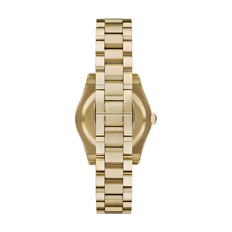 Emporio Armani Federica White Dial Gold-tone Ladies Watch- AR11657